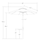 California Umbrella 7.5' Grey Aluminum Market Umbrella, Sunbrella Gateway Blush 194061338049 - alternate 3